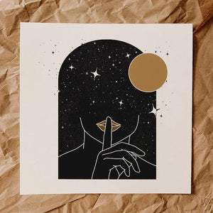 A Mind Full Of Unsaid Things Print
