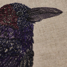 Load image into Gallery viewer, Blackbird With Acron Pillow