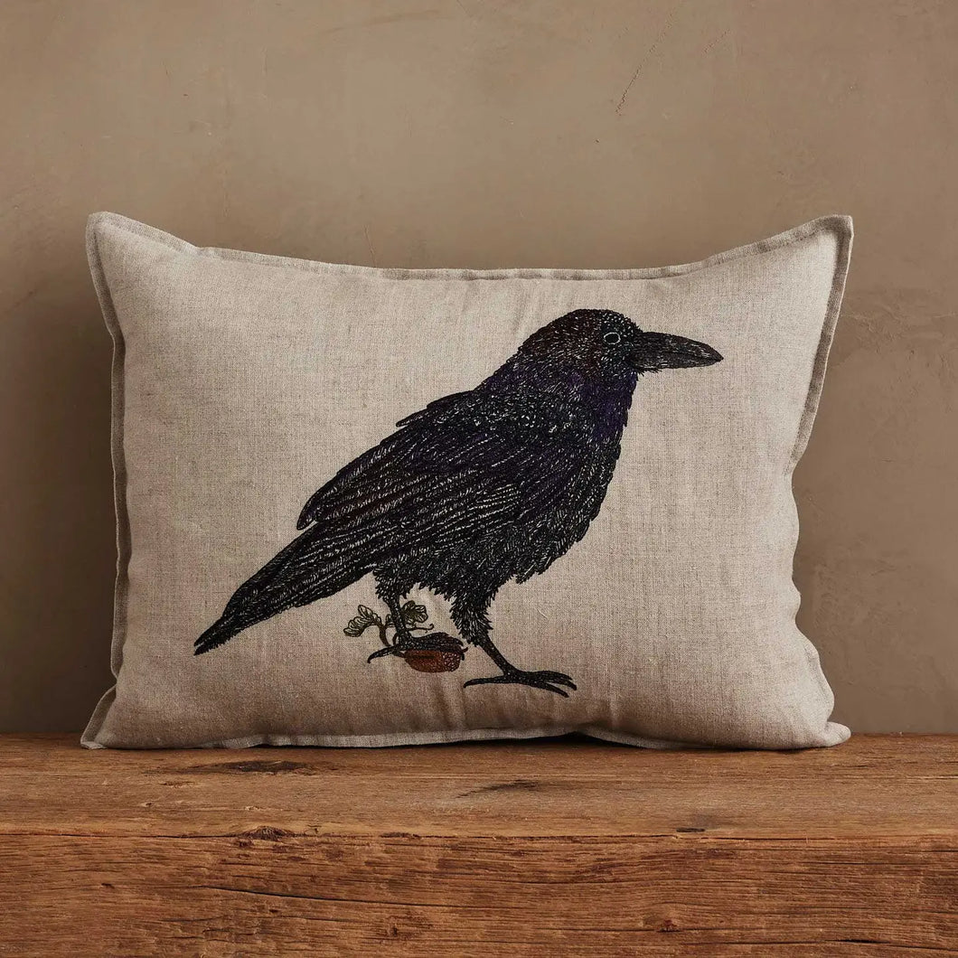 Blackbird With Acron Pillow