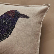 Load image into Gallery viewer, Blackbird With Acron Pillow