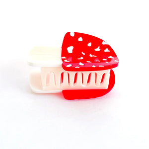 Mini Mushroom Hair Clip