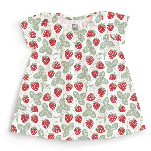 Lily Baby Dress - Strawberries