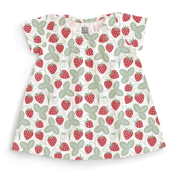 Lily Baby Dress - Strawberries