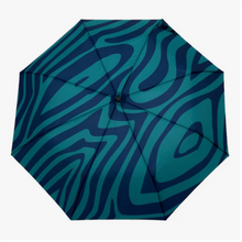 Load image into Gallery viewer, Duck Umbrella - Blue Swirl