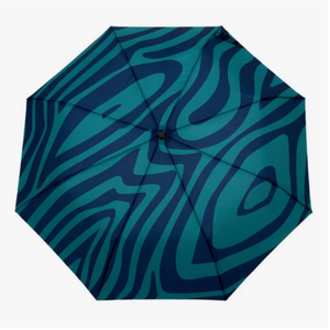 Duck Umbrella - Blue Swirl