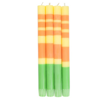 Load image into Gallery viewer, Striped Candle Sticks - Grass Primrose &amp; Saffron