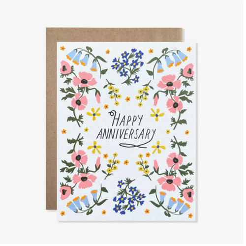 Anniversary Bluebells Card