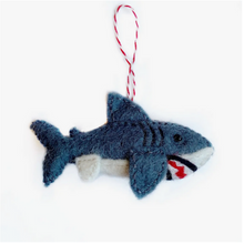 Load image into Gallery viewer, Shark Felt Wool Ornament