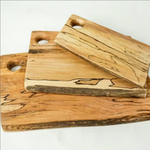 Load image into Gallery viewer, Spalted Maple Rectangle Cutting Boards