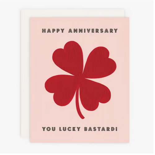 Lucky Bastard Anniversary Card