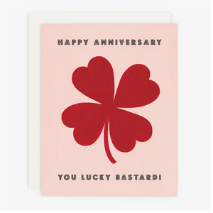 Lucky Bastard Anniversary Card