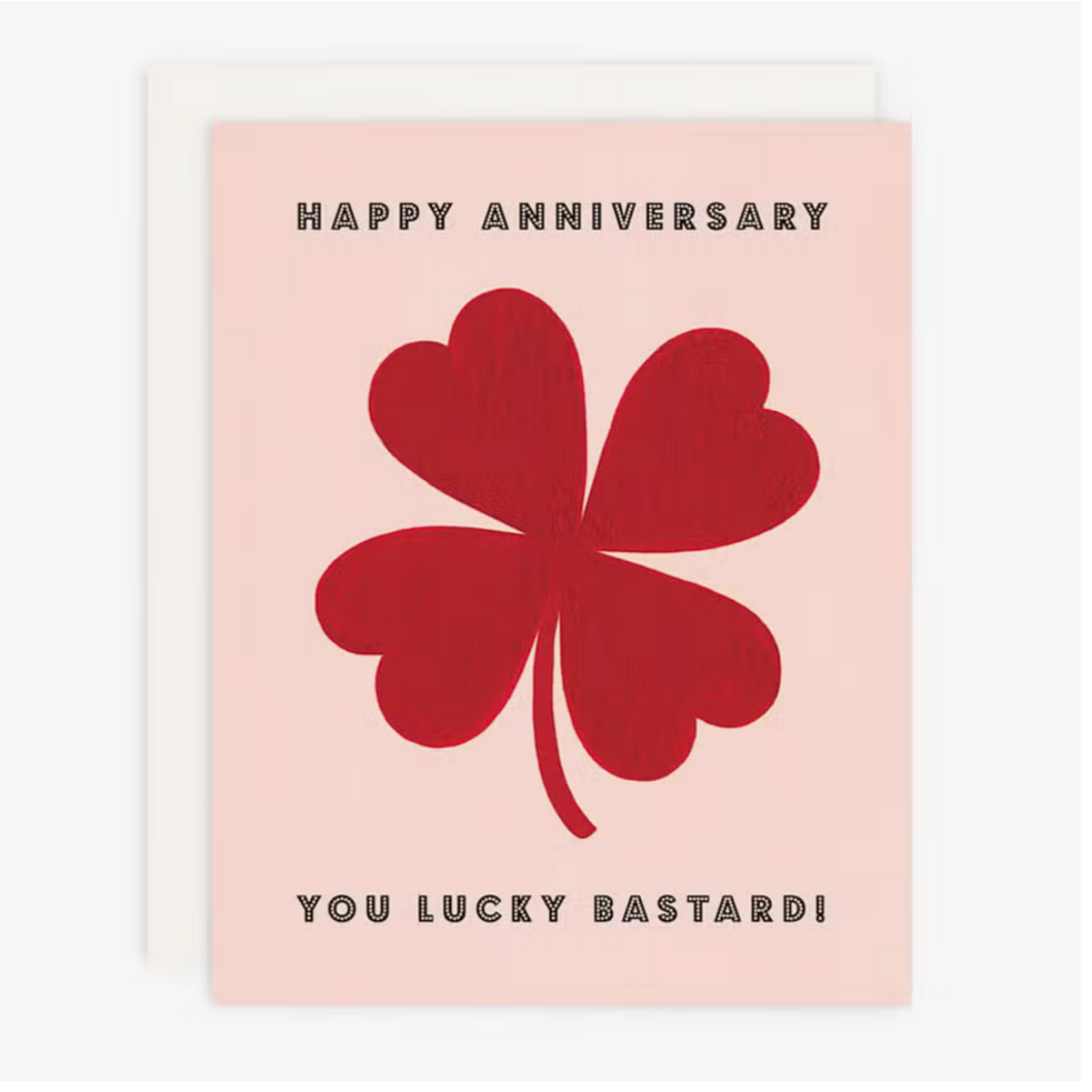 Lucky Bastard Anniversary Card