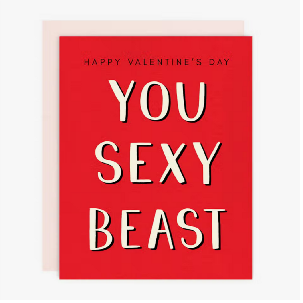 You Sexy Beast Card