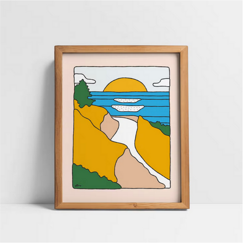 Mountains To Sea Print