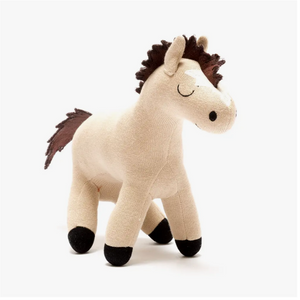 knitted Organic Cotton Horse Plush toy