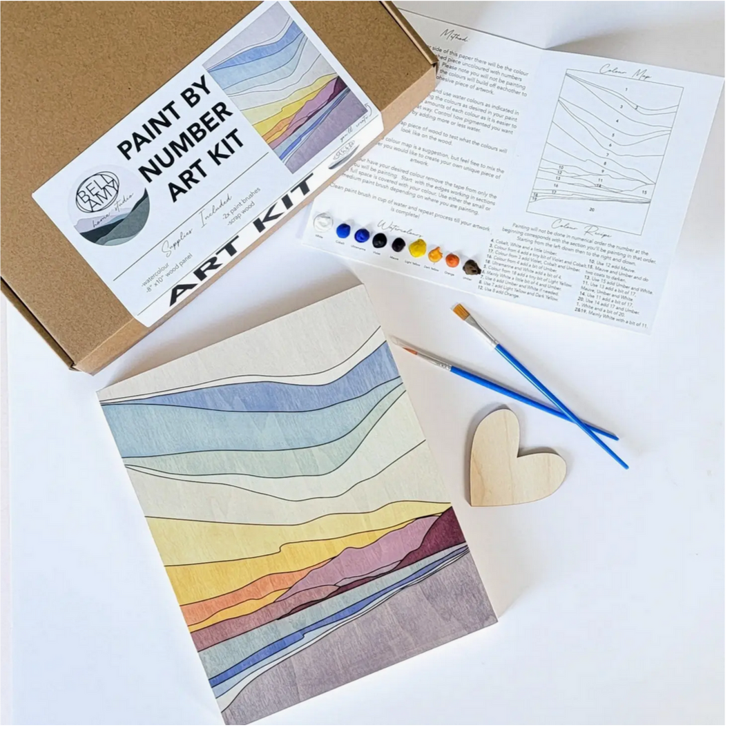 Paint By Number Art Kit - Chesterman Beach