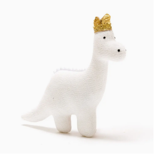 White Crown Diplodocus Baby Plush Toy