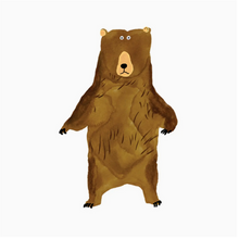 Load image into Gallery viewer, Temporary Tattoo Pairs - Bear Stare