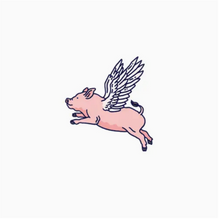 Load image into Gallery viewer, Temporary Tattoo Pairs - Flying Pig