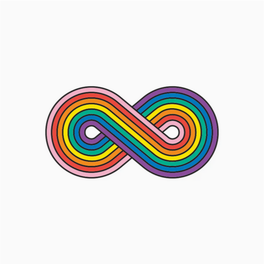 Temporary Tattoo Pairs - Forever Rainbow