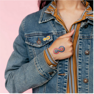 Temporary Tattoo Pairs - Forever Rainbow