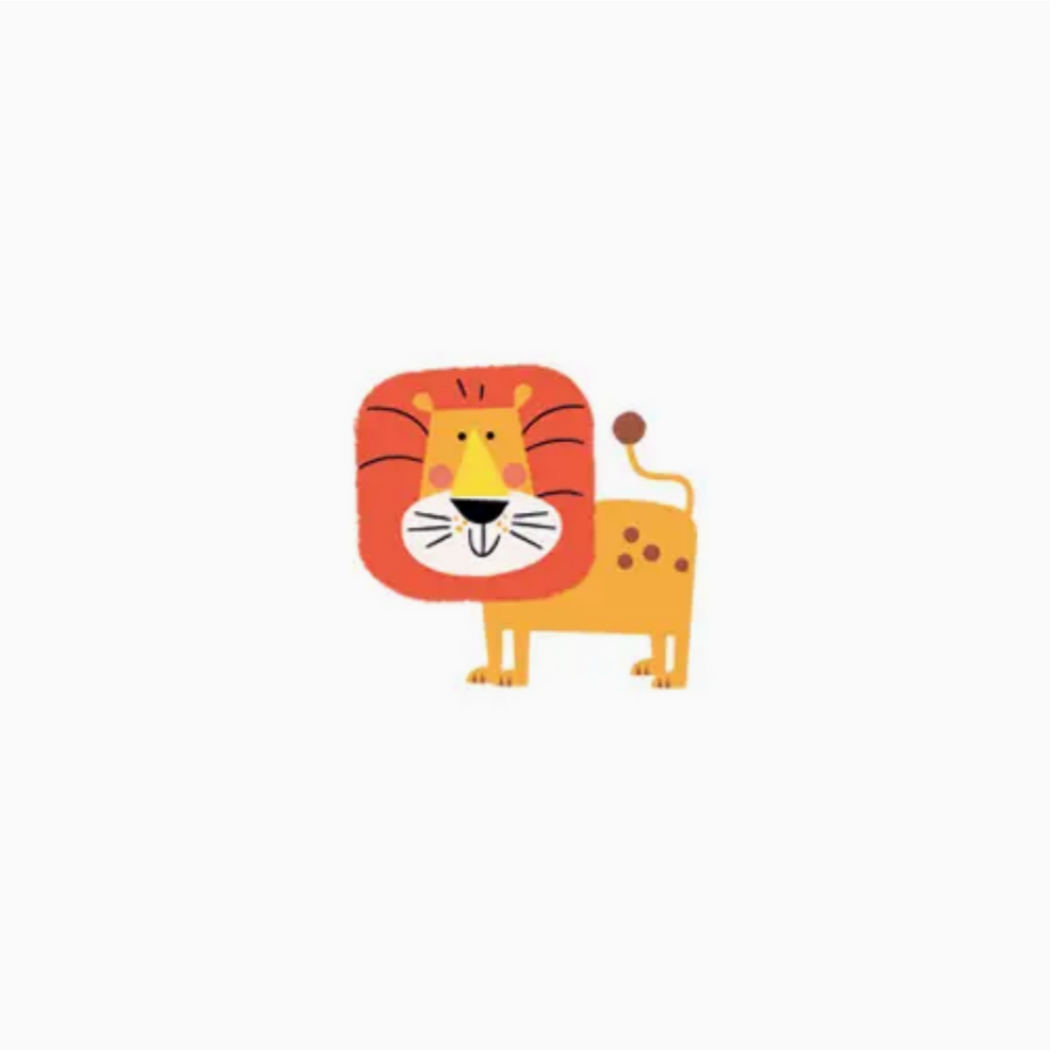 Temporary Tattoo Pairs - Leon Lion