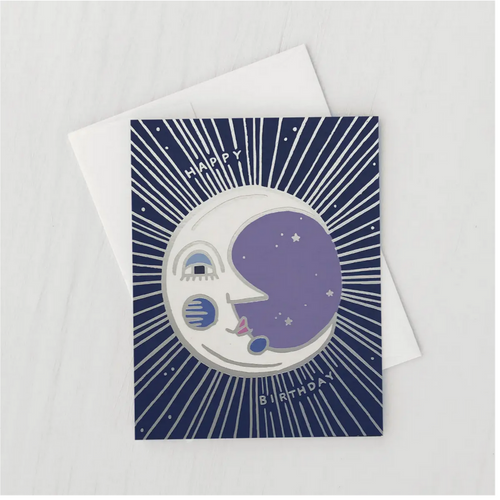 Moon Birthday Card