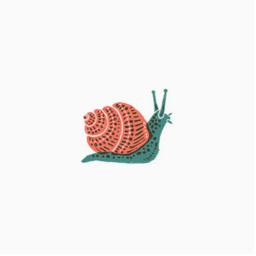 Temporary Tattoo Pairs - Snail