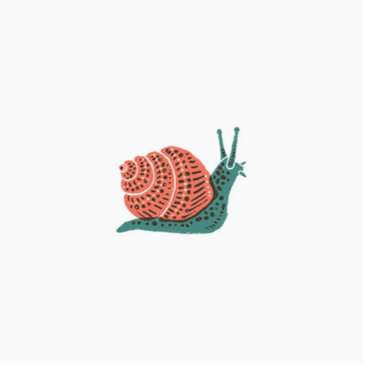 Temporary Tattoo Pairs - Snail