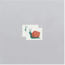 Load image into Gallery viewer, Temporary Tattoo Pairs - Snail