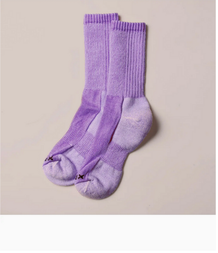 Merino Hiking Sock - Purple Marl