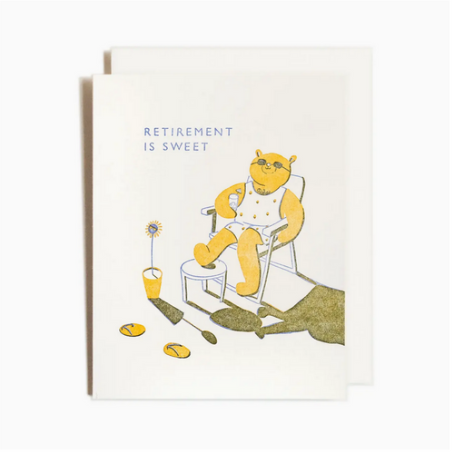 Retirement Bear card