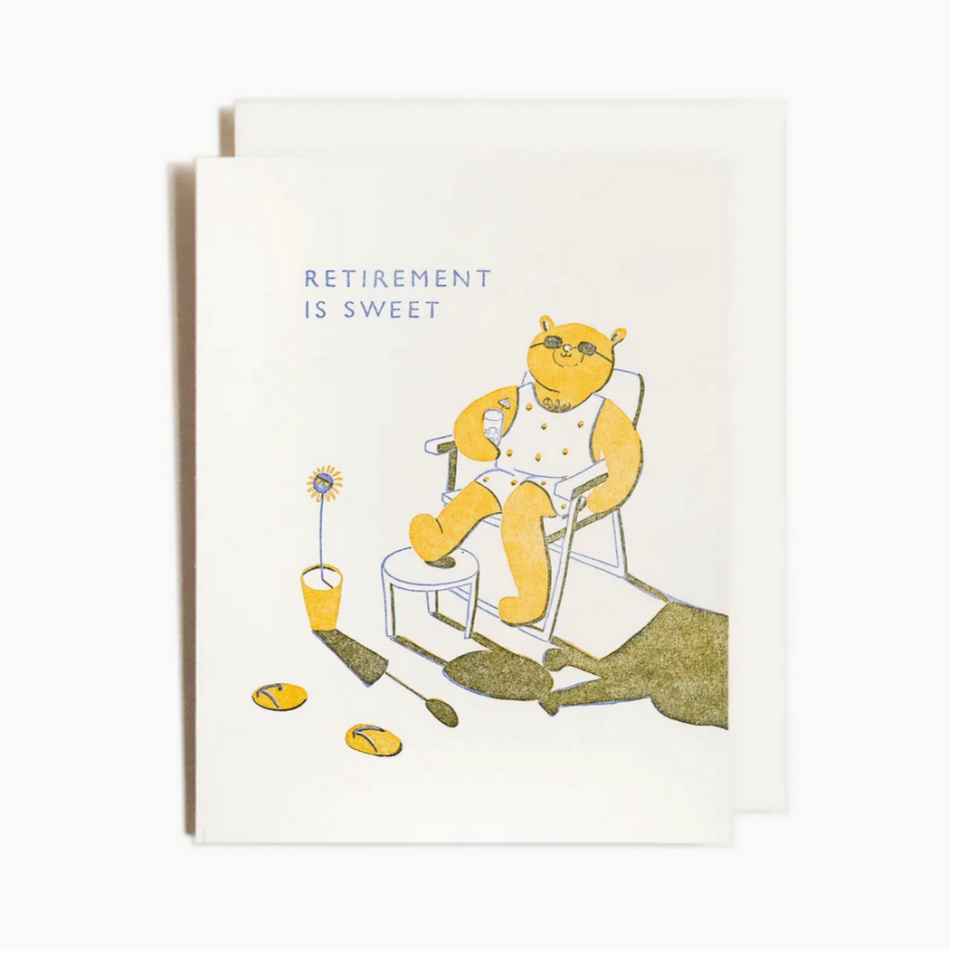 Retirement Bear card