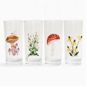 Flora and Fauna Tall Juice Glass