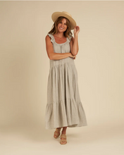 Load image into Gallery viewer, Abbie Tiered Maxi - Sage Gingham