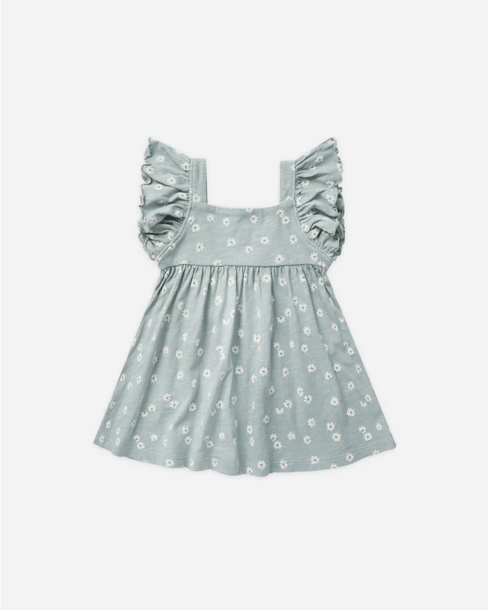 Mariposa Dress - Blue Daisy