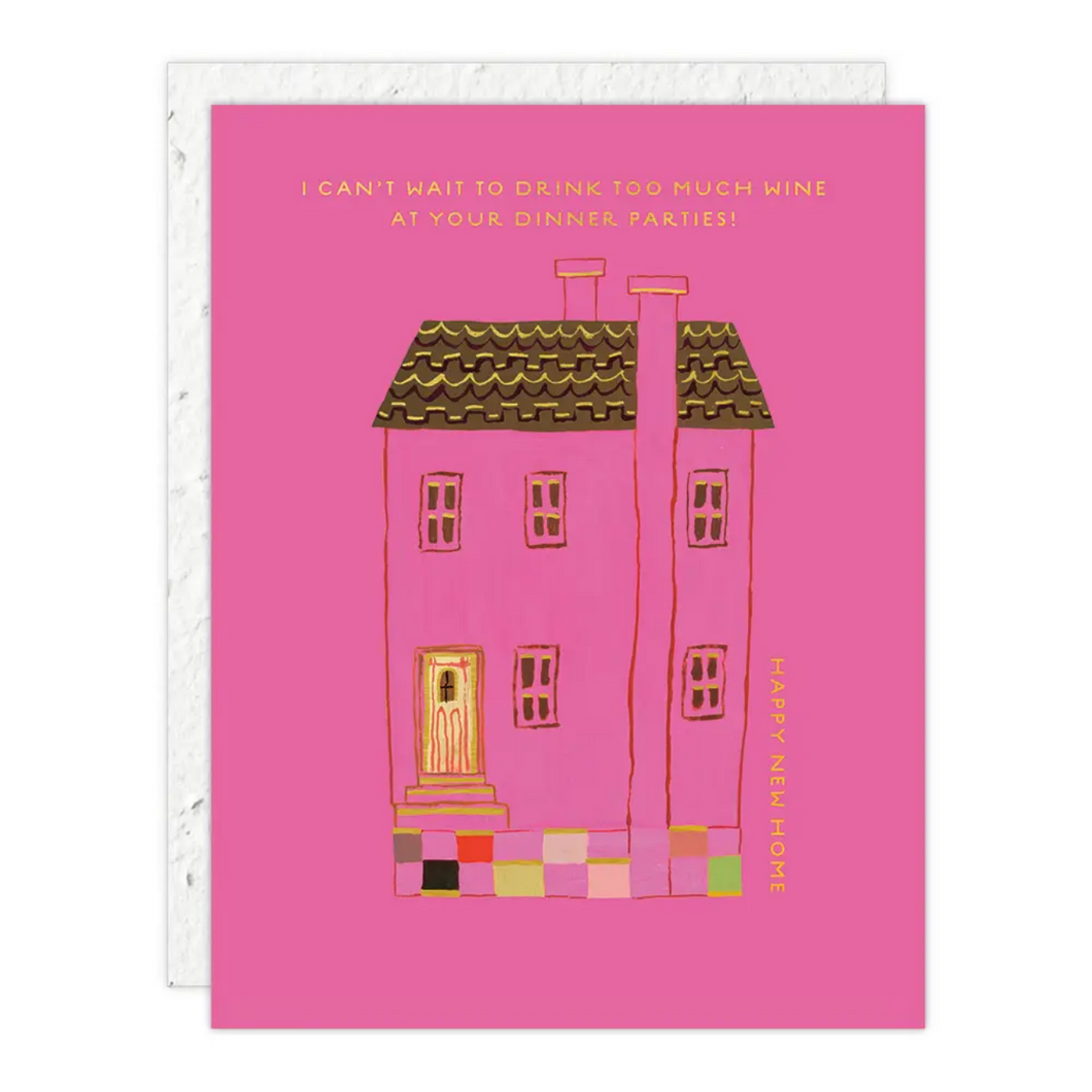 Pink House New Home card