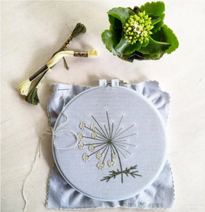 Embroidery Kit - Queen Anne's Lace