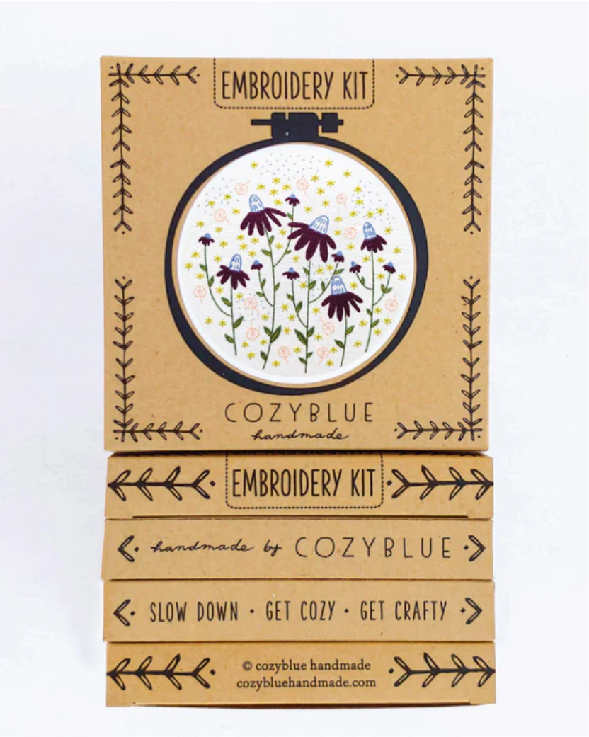 Embroidery Kit - Coneflower Magic