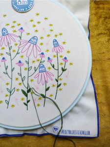 Embroidery Kit - Coneflower Magic