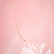 Load image into Gallery viewer, Tube Bar Chain Goldfill Necklace