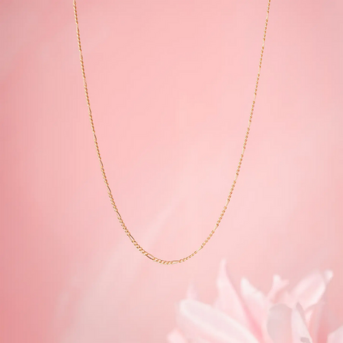 Figaro Goldfill Chain Link Necklace