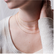 Load image into Gallery viewer, Figaro Goldfill Chain Link Necklace