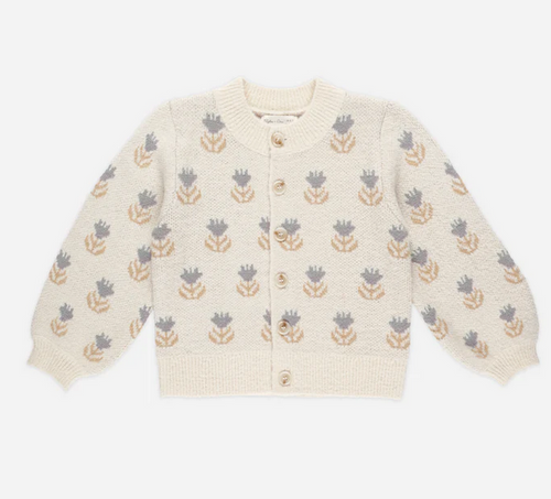 Kids Cheyenne Cardigan - Flora