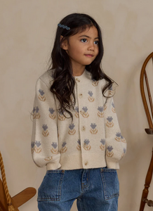 Kids Cheyenne Cardigan - Flora