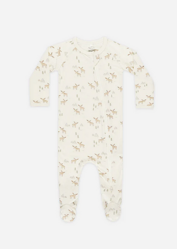 Footed Pajamas - Moose