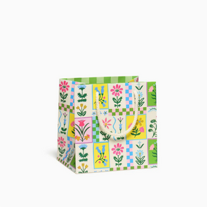 Retro Flower Small Gift Bag