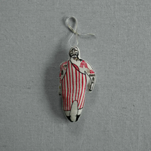 Load image into Gallery viewer, Tattooed Strong Man - Cotton &amp; Lavender Filled Ornament