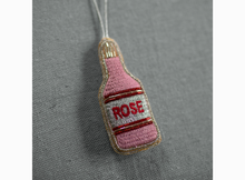 Load image into Gallery viewer, Rose Bottle Embellished Ornament