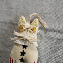 Load image into Gallery viewer, Rocket Cat Elton John Embroided Ornament